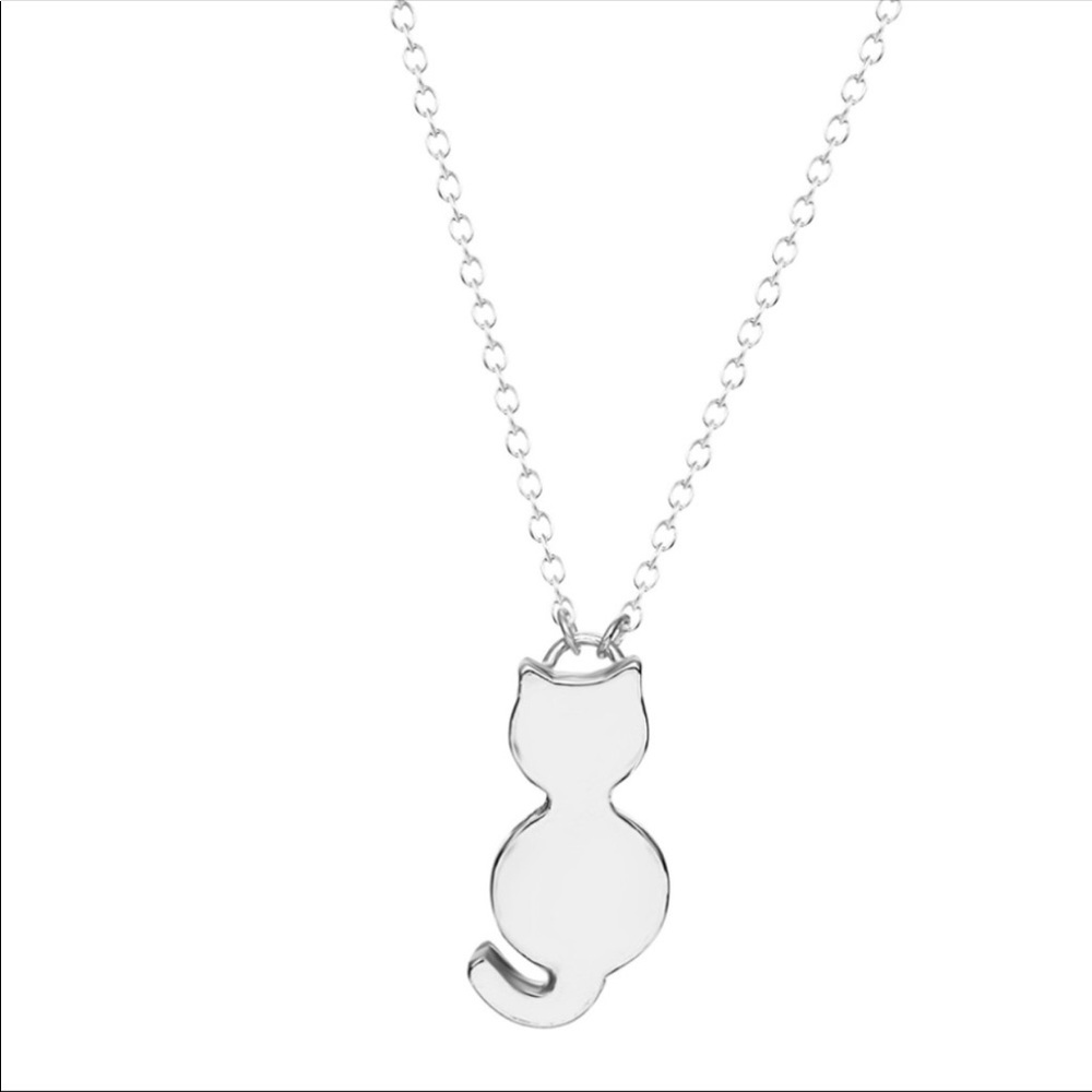 Super Cute Dainty Cat Necklace - Picture 2 of 6